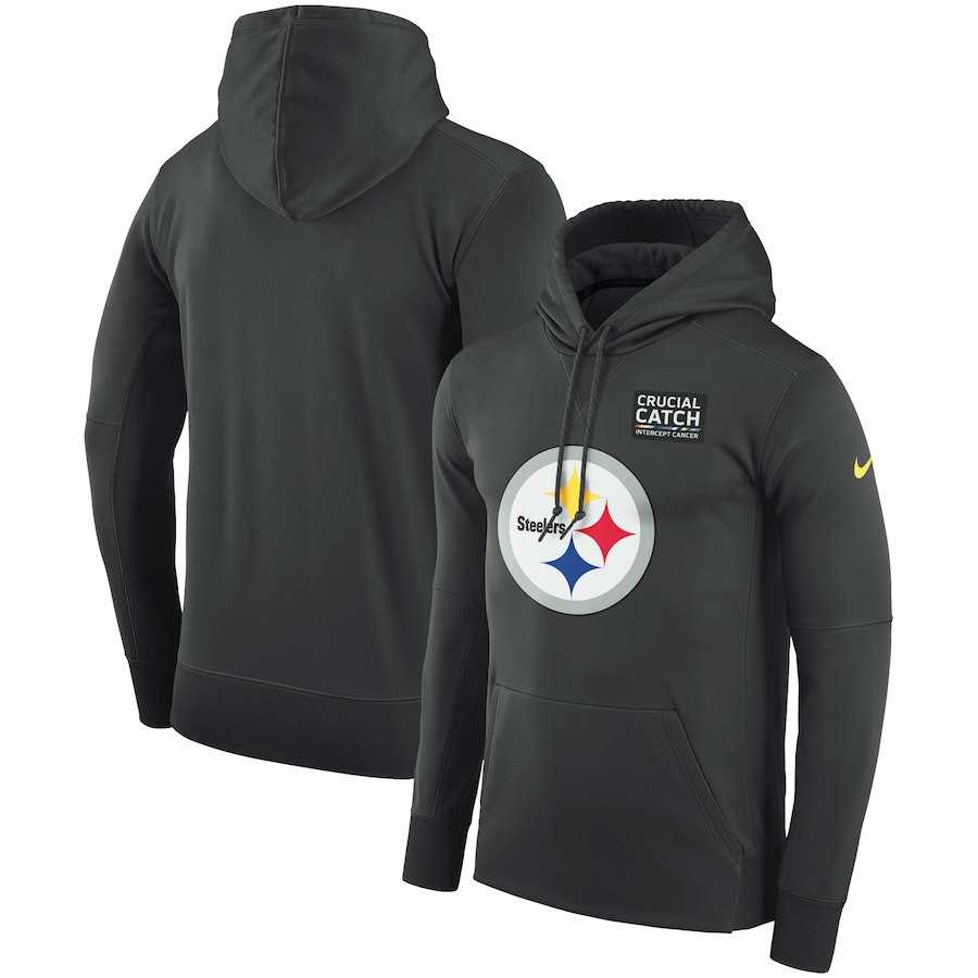 Men's Pittsburgh Steelers Anthracite Nike Crucial Catch Performance Hoodie,We sell and wholesale Men's Pittsburgh Steelers Anthracite Nike Crucial Catch Performance Hoodie on line form chian!